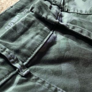 Army vintage green camo denim pants- tall size:10